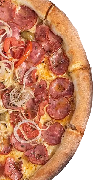 pizza com borda