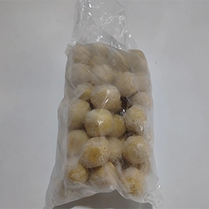 embalagem de Bolinha de queijo com alho poró congelado